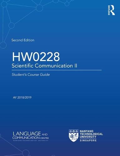 HW0228 Scientific Communication II: Student's Course Guide Foreign Languages ​​& Dictionaries