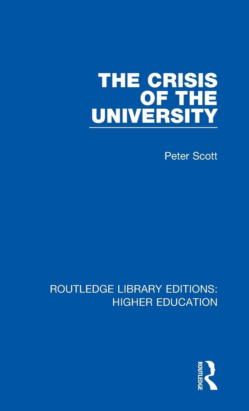 The Crisis of the University Education & Training