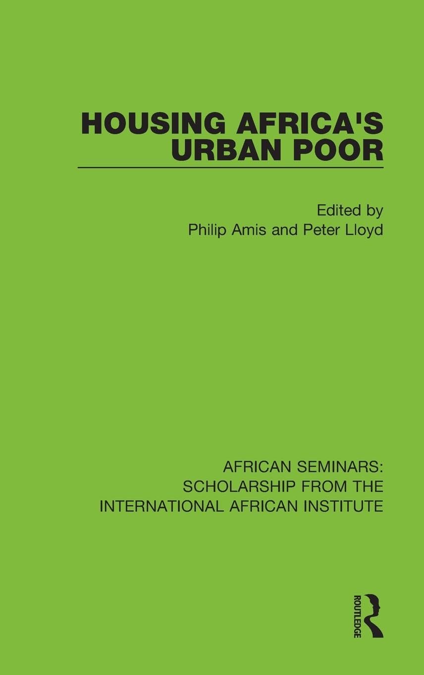 Housing Africa's Urban Poor Law