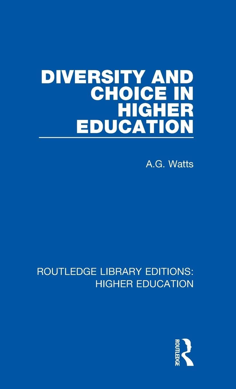 Product Image: Diversity and Choice in Higher Education