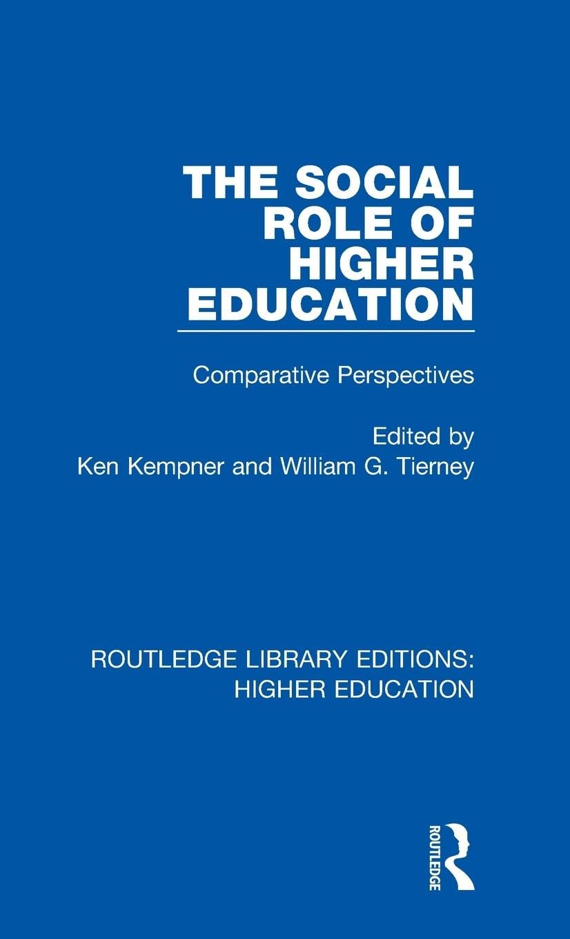 The Social Role of Higher Education Learning & Reference