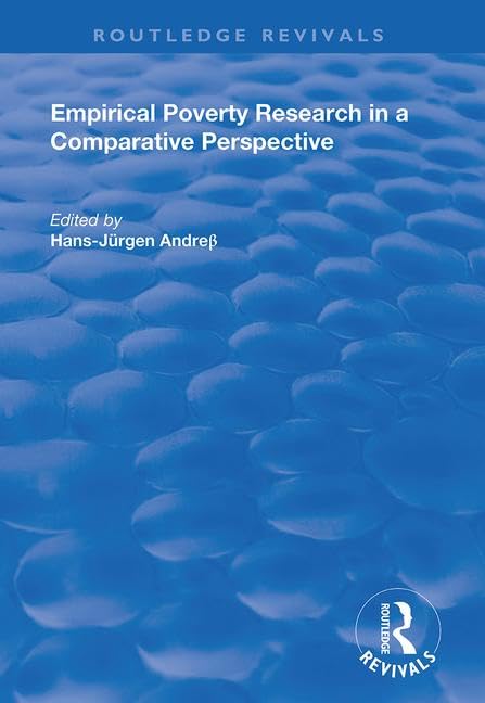 Empirical Poverty Research in a Comparative Perspective (Routledge Revivals) Social Sciences