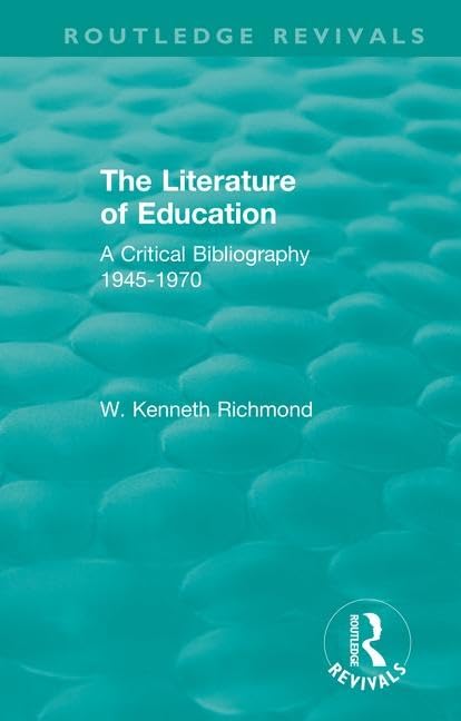 The Literature of Education Education & Training