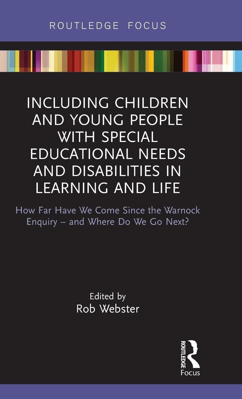 Including Children and Young People with Special Educational Needs and Disabilities in Learning and Life Education & Training