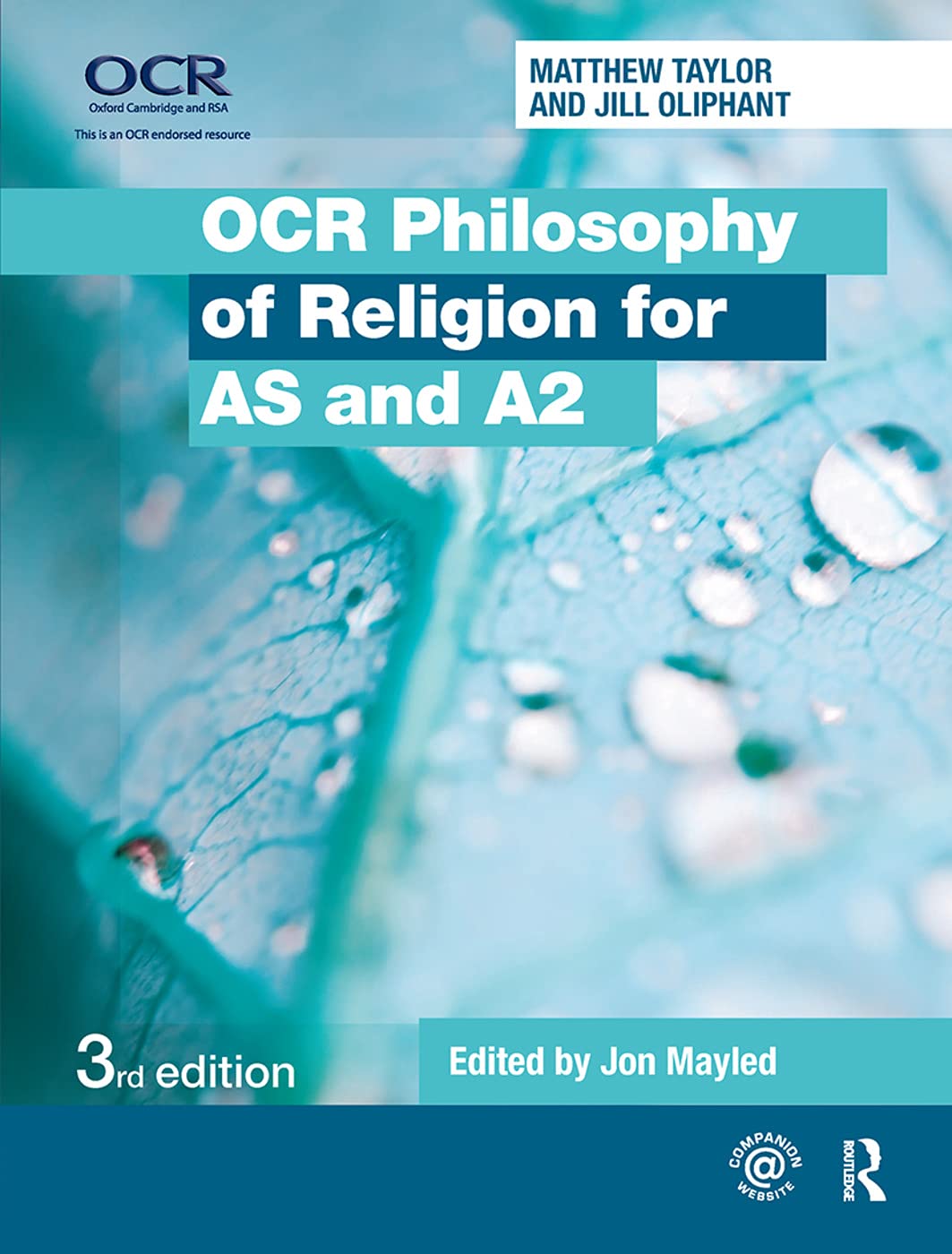 OCR Philosophy of Religion for AS and A2 Philosophy
