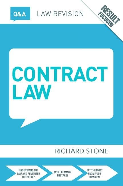 Q&A Contract Law (Questions and Answers) Law
