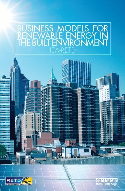 Business Models for Renewable Energy in the Built Environment Business, Finance & Career
