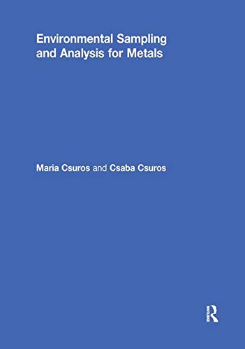 ENVIRONMENTAL SAMPLING ANALYSIS F Books