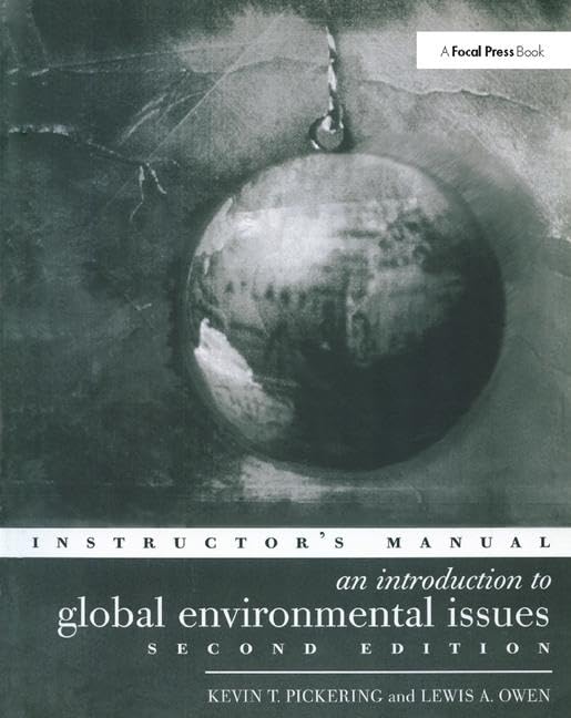 Product Image: An Introduction to Global Environmental Issues Instructors Manual
