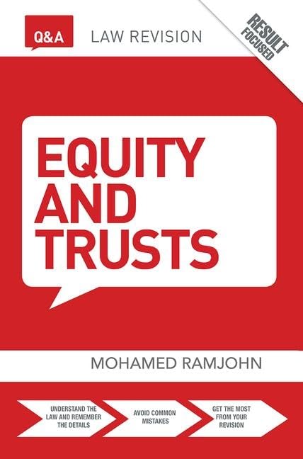 Q&A Equity & Trusts (Questions and Answers) Law