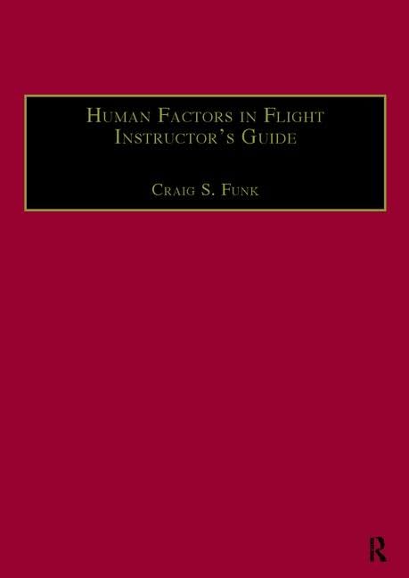 Product Image: Human Factors in Flight Instructor's Guide
