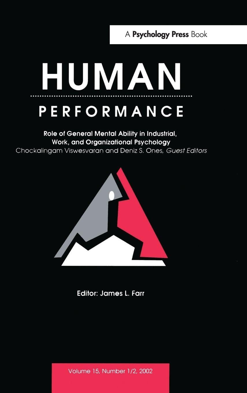 Role of General Mental Ability in industrial, Work, and Organizational Psychology Business, Finance & Career