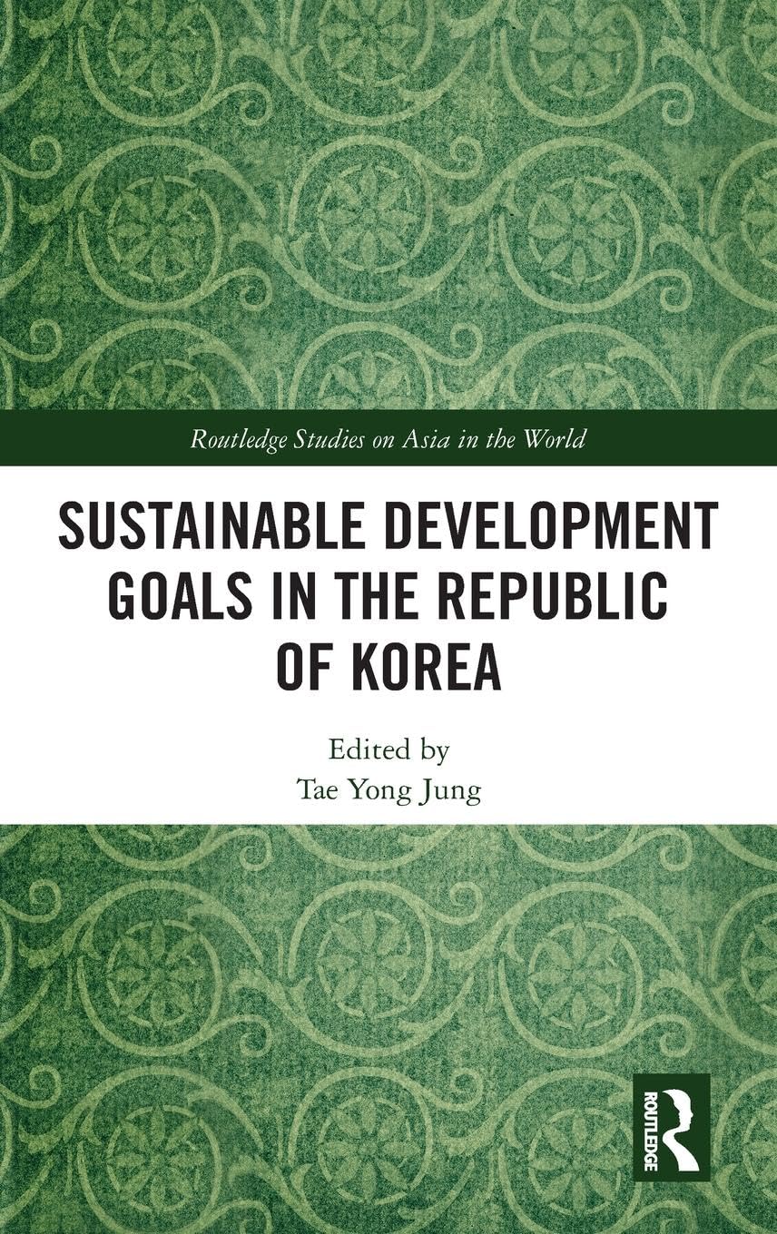 Sustainable Development Goals in the Republic of Korea Books