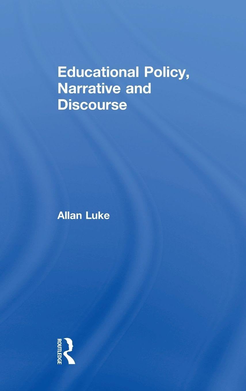 Educational Policy, Narrative and Discourse Education & Training