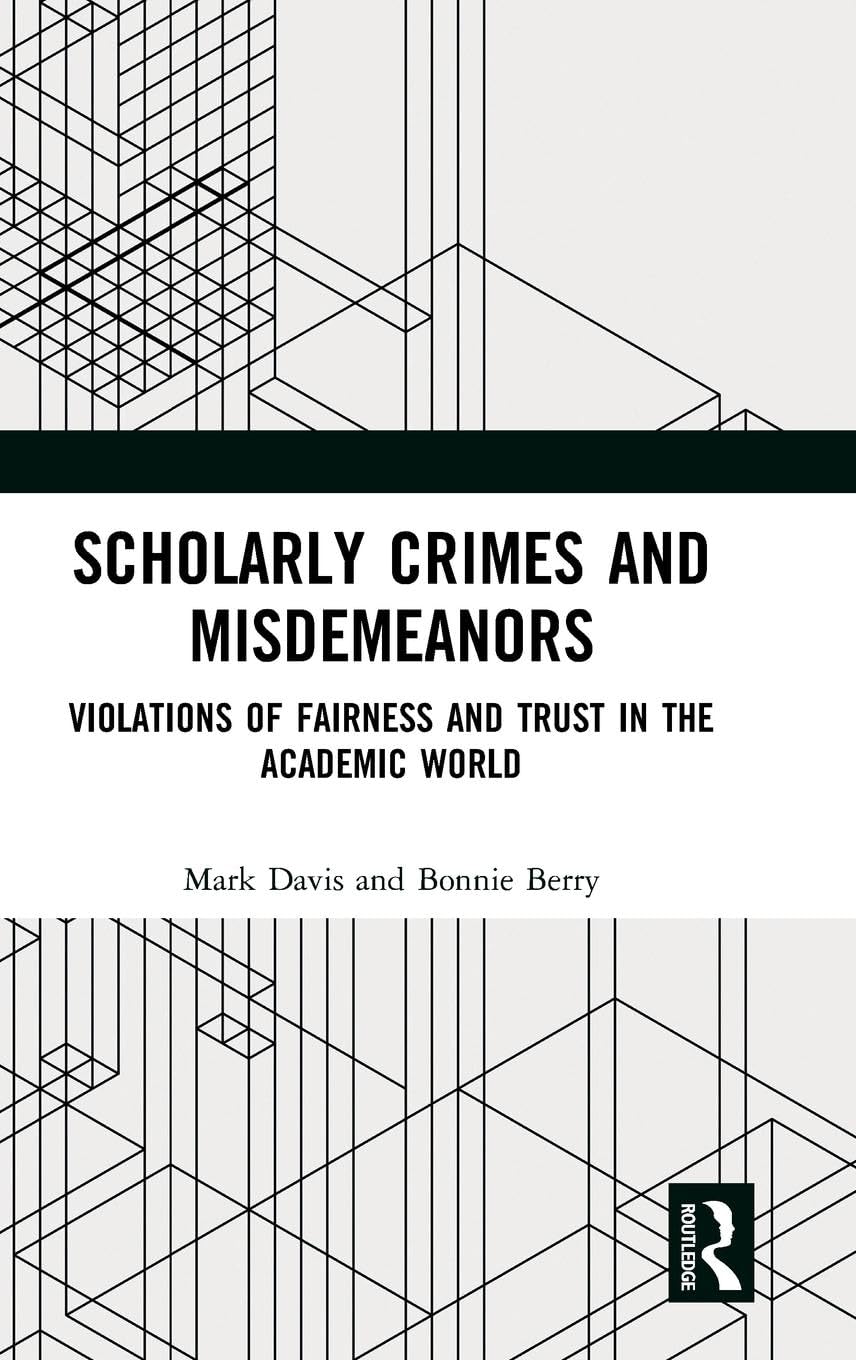 Product Image: Scholarly Crimes and Misdemeanors
