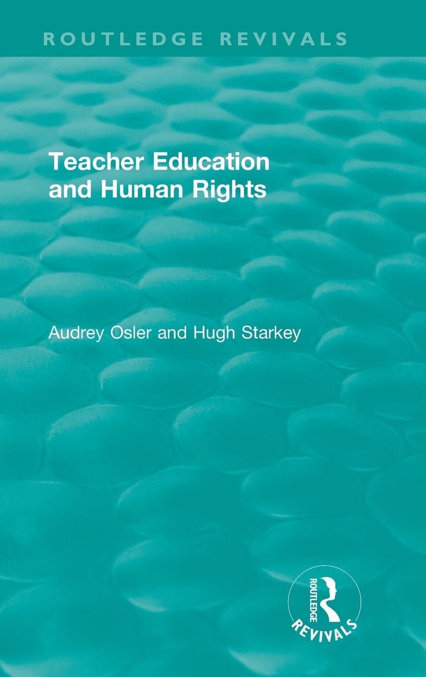 Product Image: Teacher Education and Human Rights