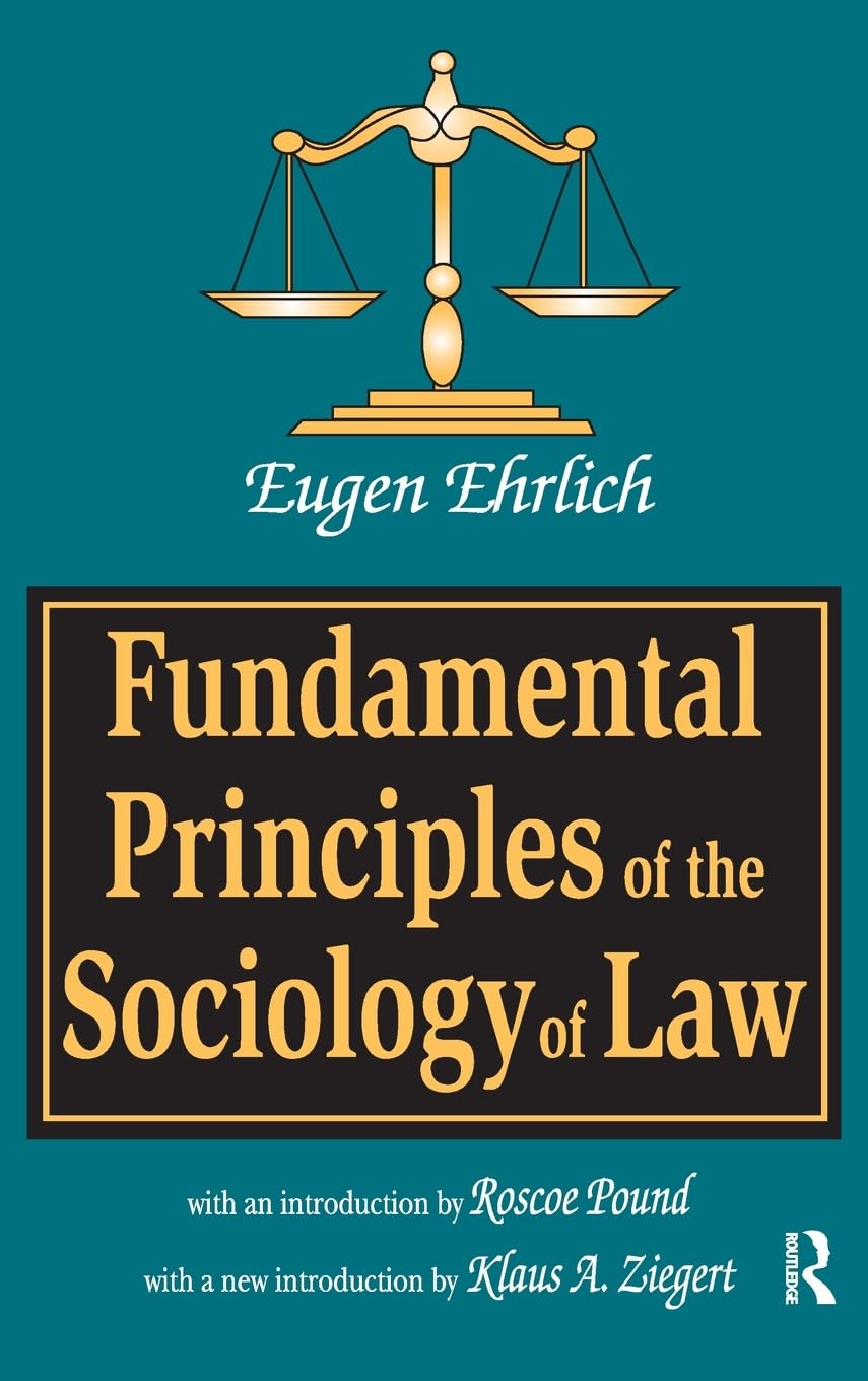 Fundamental Principles of the Sociology of Law Law