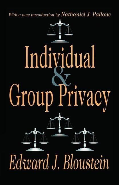 Product Image: Individual and Group Privacy
