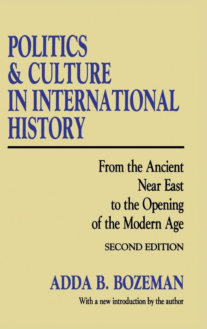 Politics and Culture in International History Philosophy