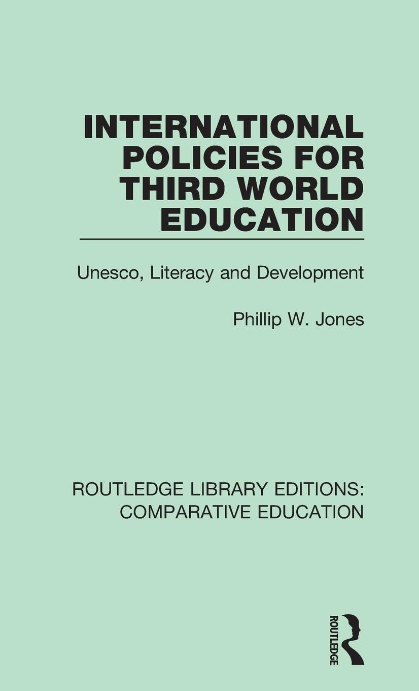 International Policies for Third World Education Education & Training