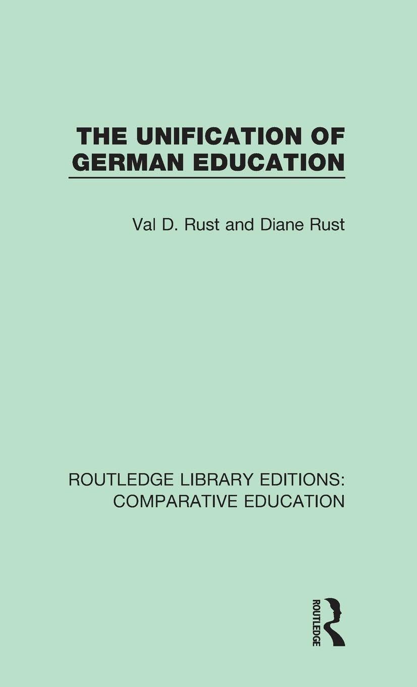 Product Image: The Unification of German Education