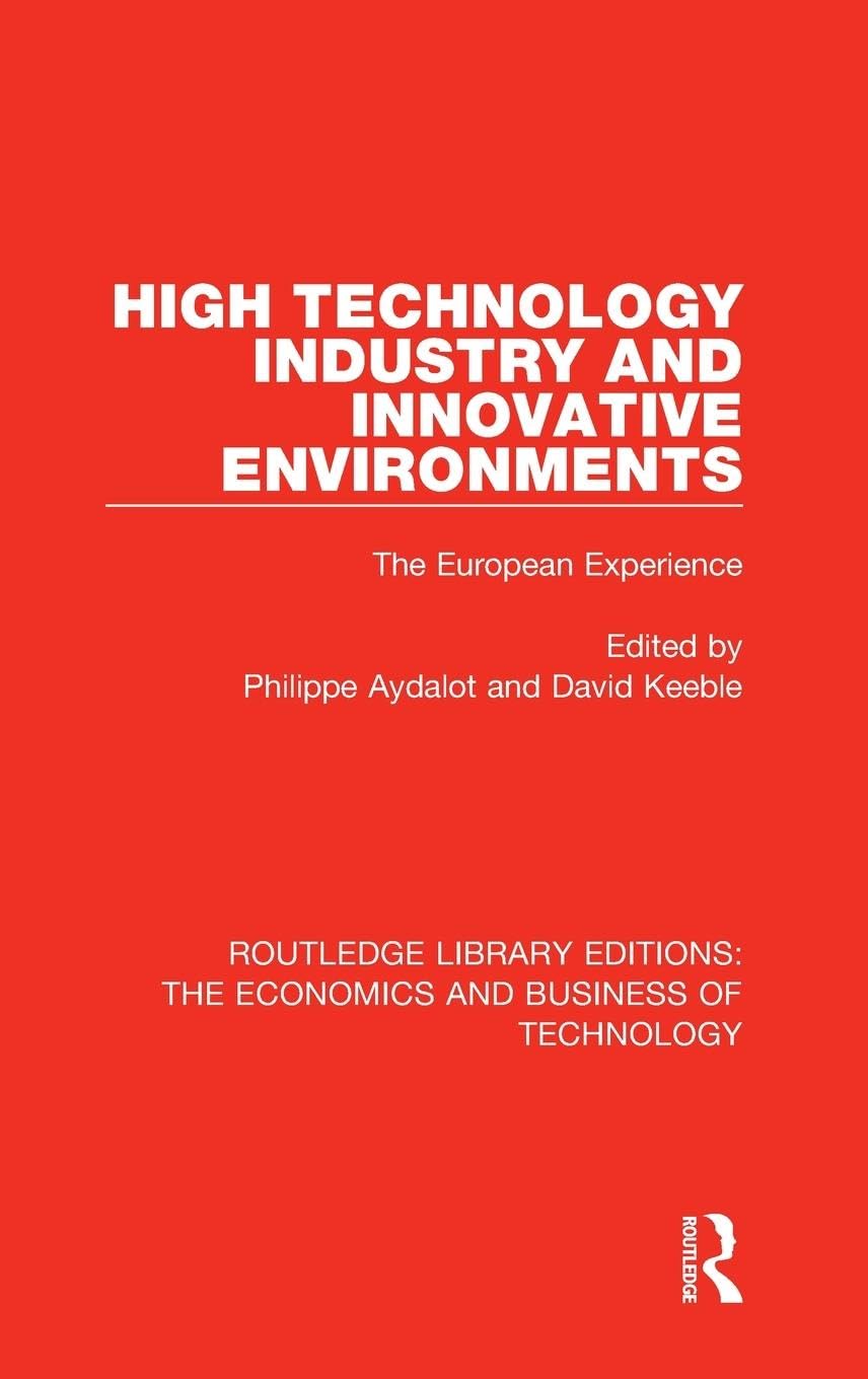 Product Image: High Technology Industry and Innovative Environments
