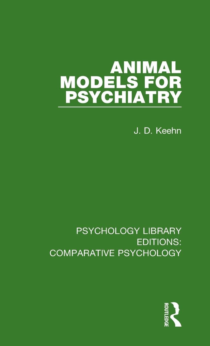 Animal Models for Psychiatry Medicine