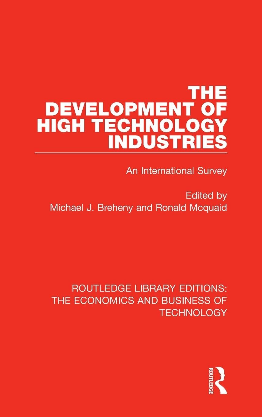 Product Image: The Development of High Technology Industries