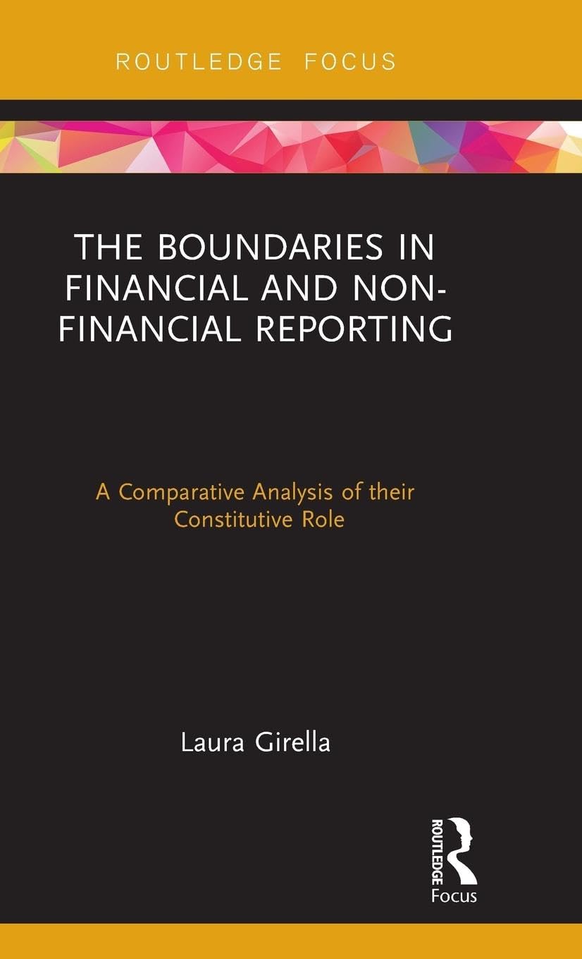The Boundaries in Financial and Non-Financial Reporting Business, Finance & Career
