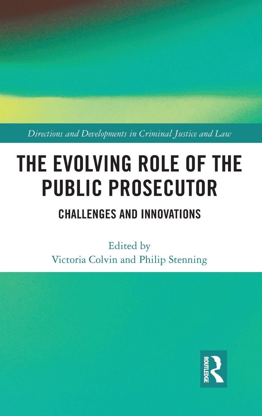 The Evolving Role of the Public Prosecutor Law