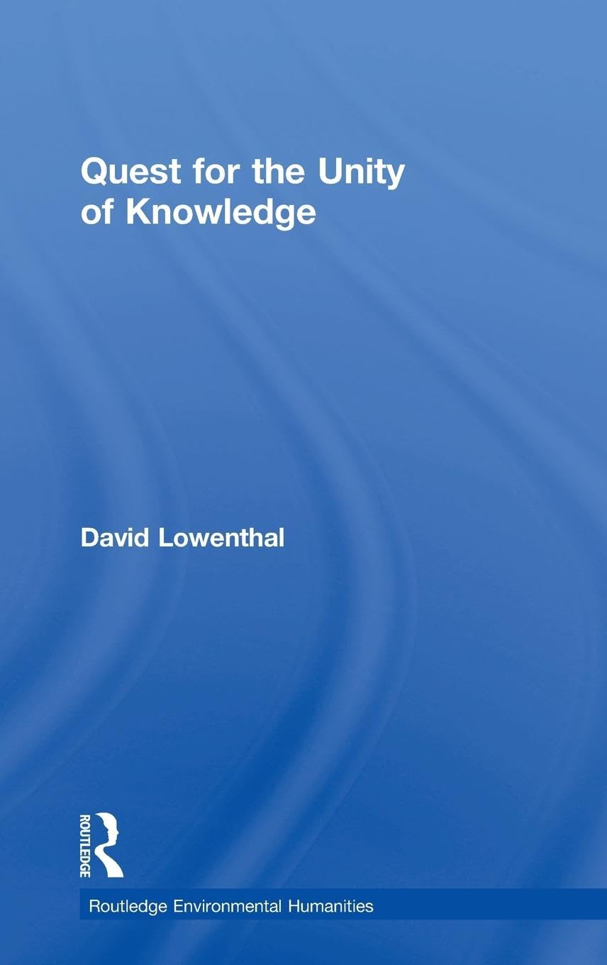Product Image: Quest for the Unity of Knowledge