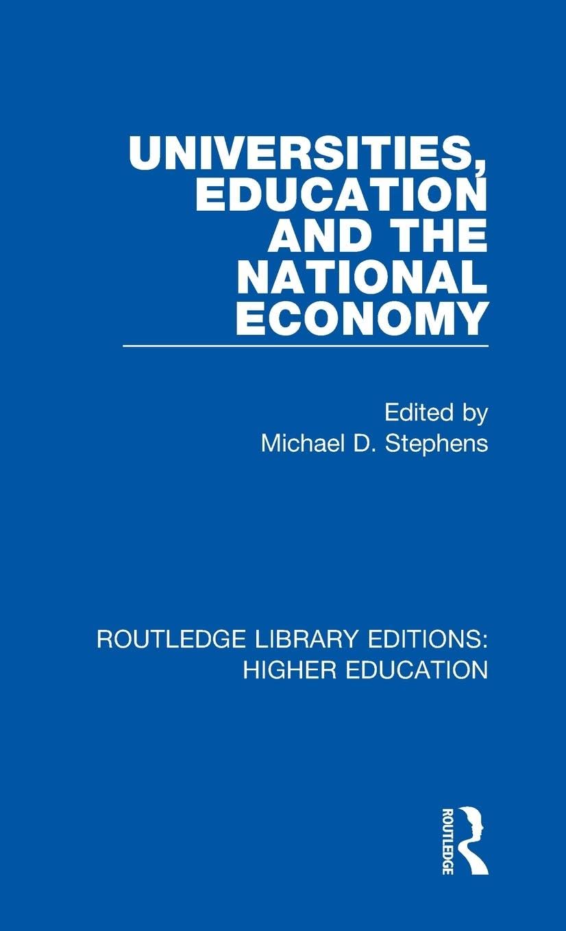Universities, Education and the National Economy Education & Training