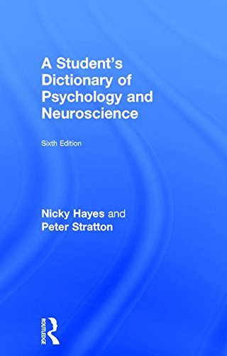 A Student's Dictionary of Psychology and Neuroscience Natural Sciences