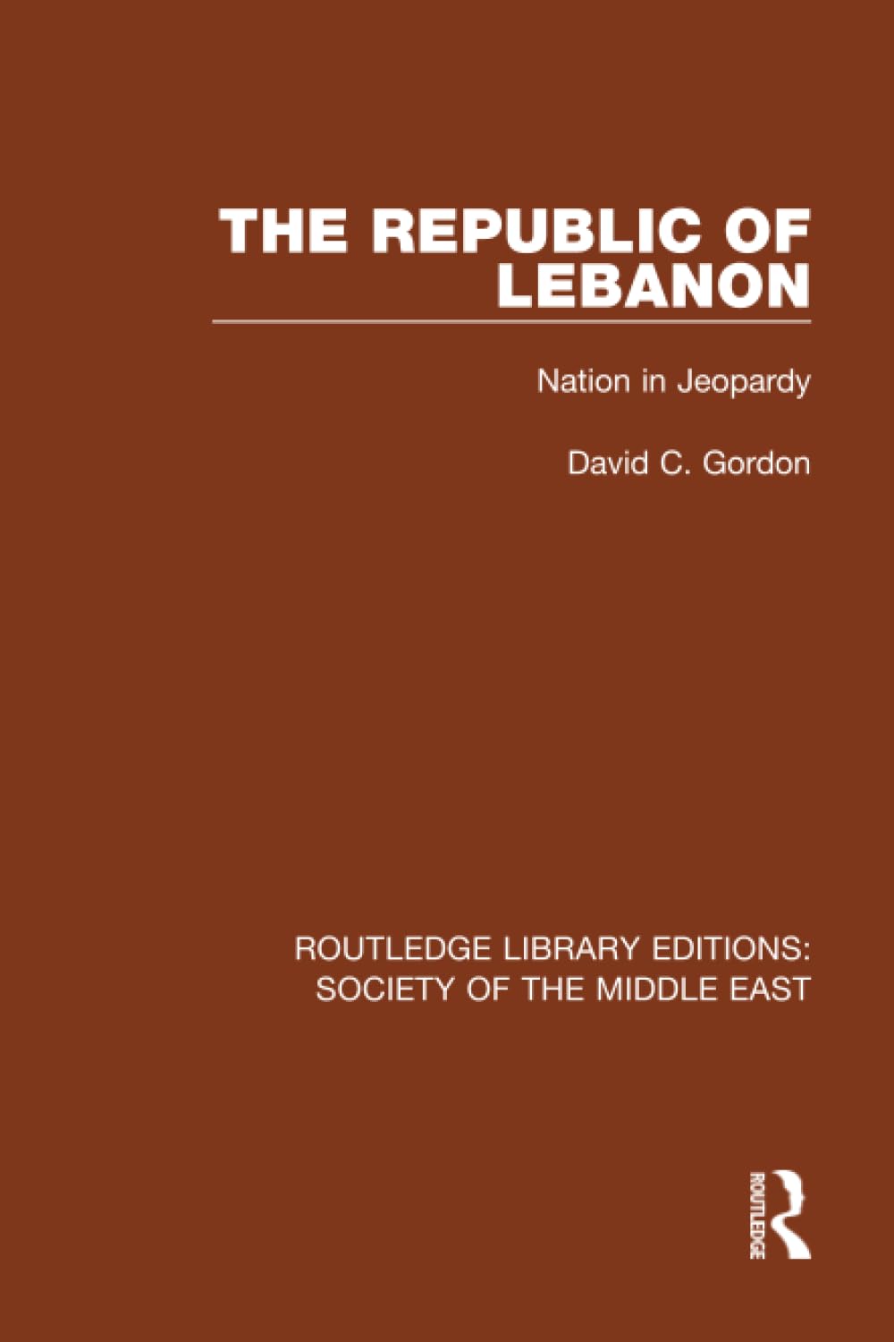 Gordon, D: The Republic of Lebanon book