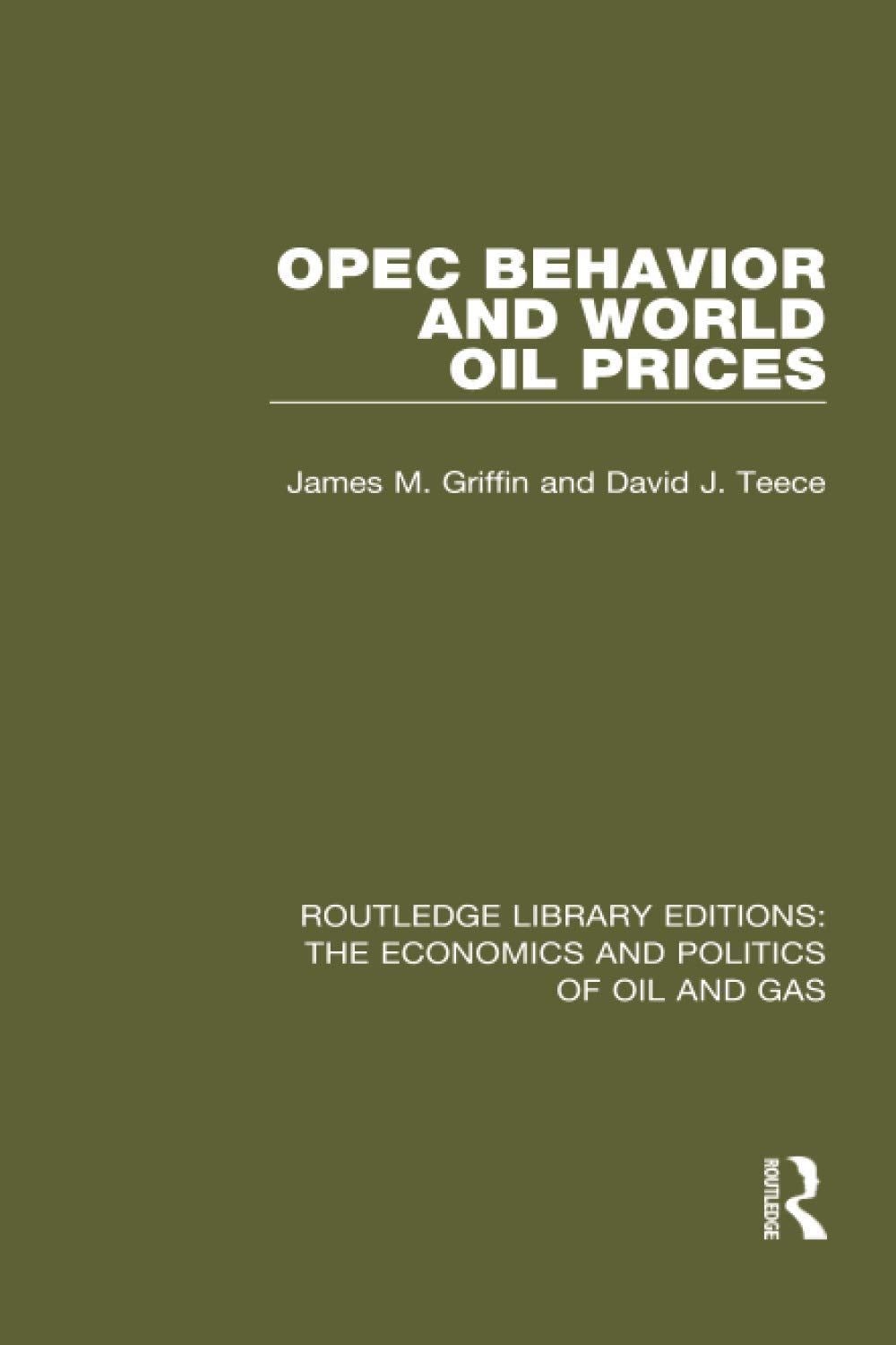 OPEC Behaviour and World Oil Prices Business, Finance & Career