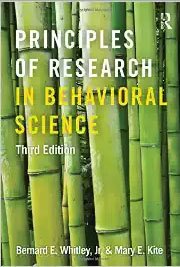 Principles Of Research In Behavioral Science, 3 Ed Books