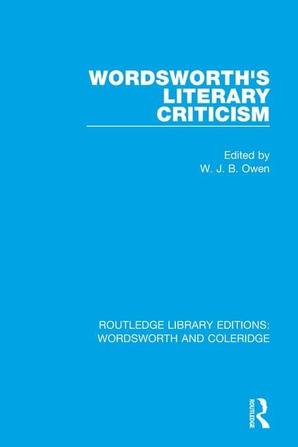 Wordsworth's Literary Criticism Poetry
