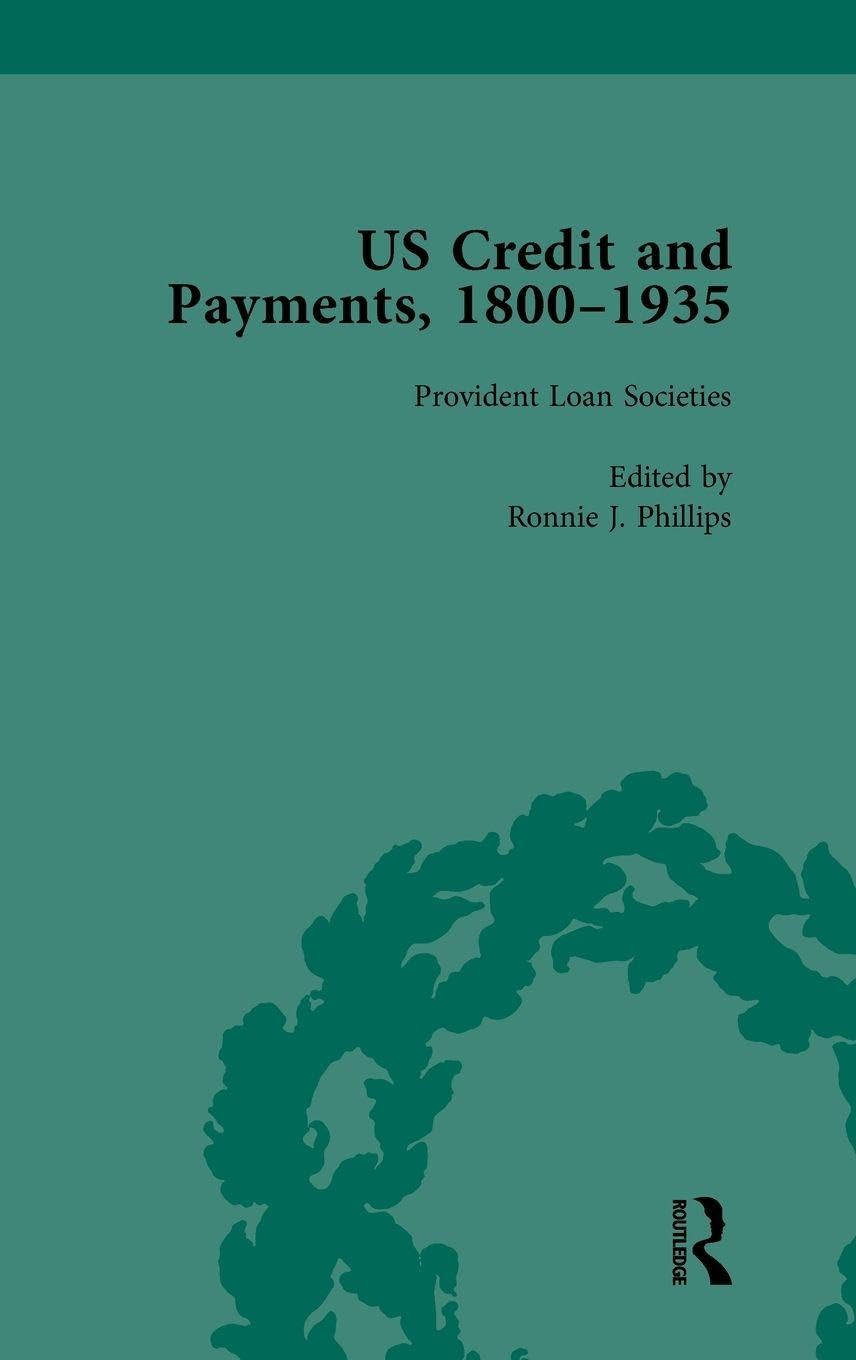 US Credit and Payments, 1800-1935, Part I Vol 2 Business, Finance & Career