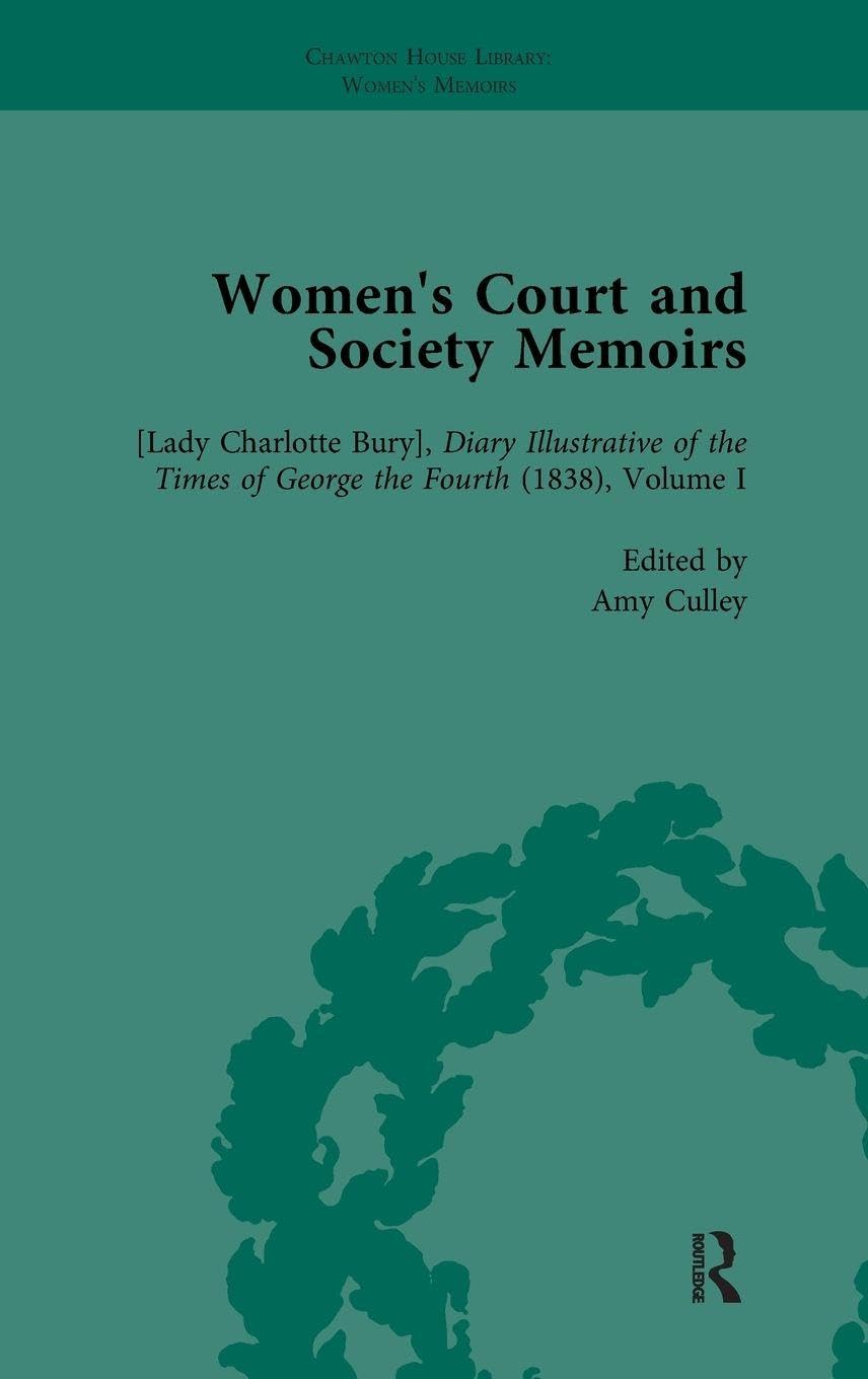 Women's Court and Society Memoirs, Part I Vol 1 Contemporary literature