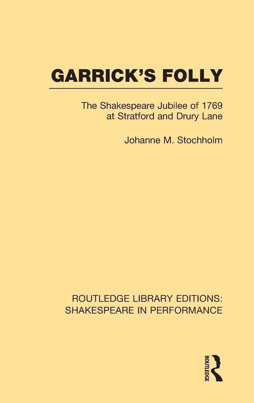 Garrick's Folly Drama