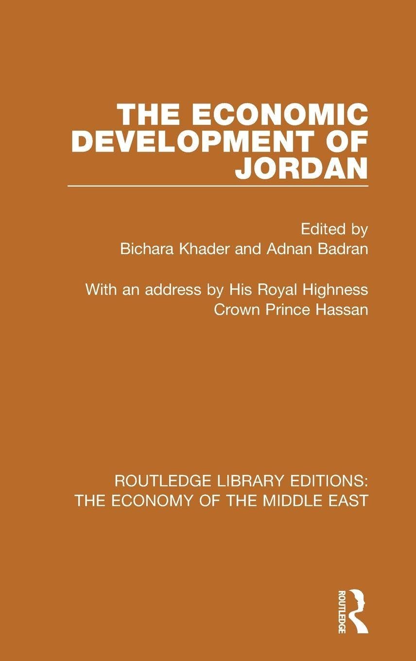 Product Image: The Economic Development of Jordan