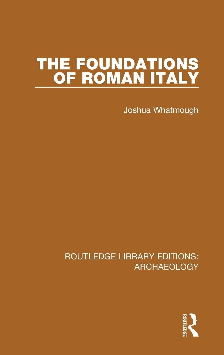 The Foundations of Roman Italy Law