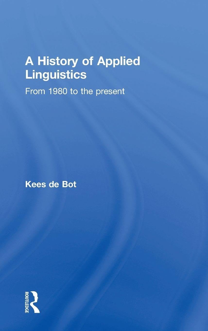 Product Image: A History of Applied Linguistics