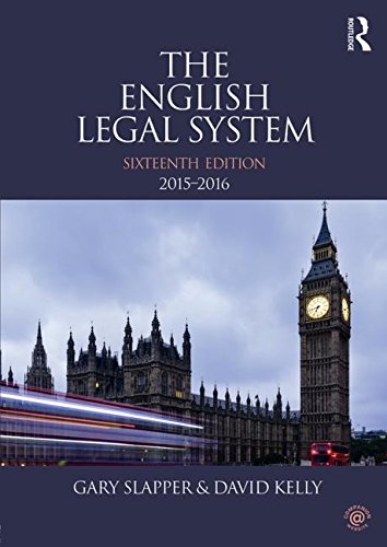 The English Legal System 2015-2016 Law