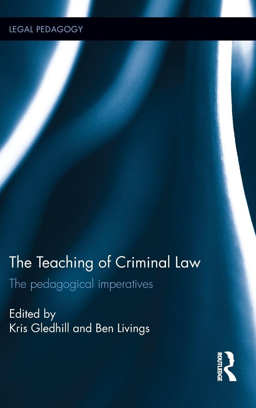 The Teaching of Criminal Law Law