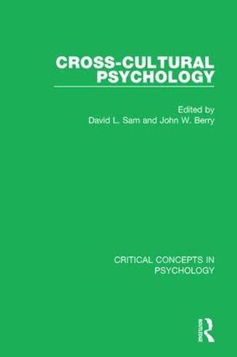 Cross-Cultural Psychology: Critical Concepts in Psychology Psychology