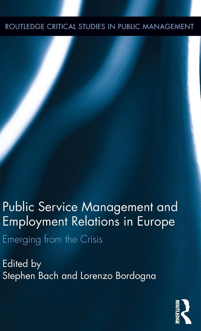 Public Service Management and Employment Relations in Europe Law