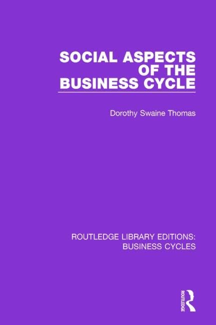 Social Aspects of the Business Cycle (RLE: Business Cycles) (Routledge Library Editions: Business Cycles) Social Sciences