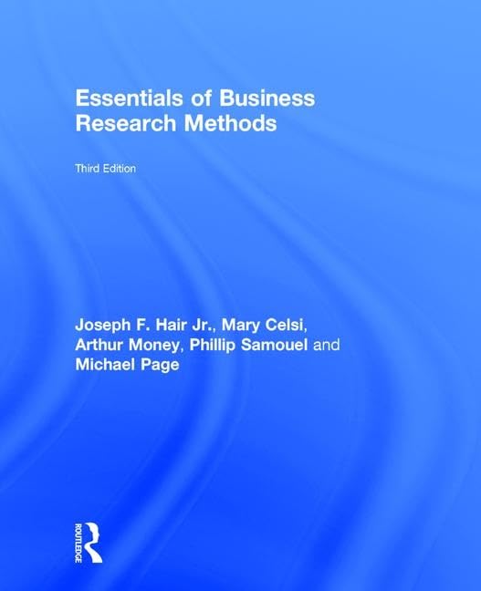 Essentials of Business Research Methods Business, Finance & Career