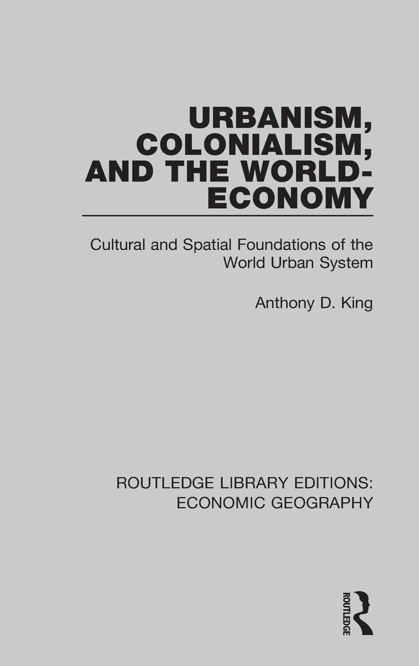 Urbanism, Colonialism and the World-economy Law
